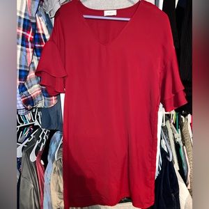 Womens red dress